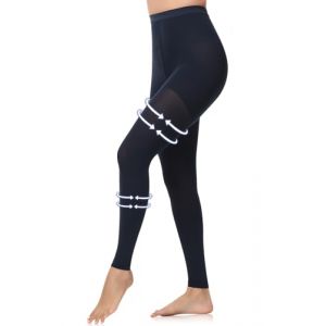 Beister Collant de Contention Femme & Homme Sans Pied Longues, 20-30mmhg Bas de Contention Classe 2 M&eacute;dicale Soutien Graduel Chaussette de Contention, Pantalons serr&eacute;s pour Les varices, l'&oelig;d&egrave;me (Beister., neuf)