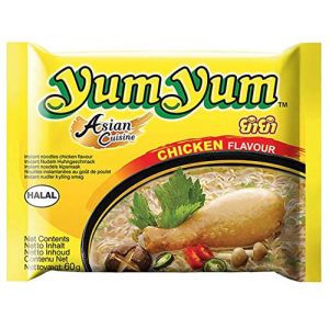 Yum Yum Soupe de nouilles instantanées au poulet Halal Helal - 60 g chacune - 30 x 60 g (Five-Star-Trading-Holland, neuf)