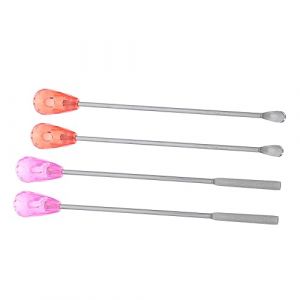 NIYANGLE 4pièces Cuillères Et Bâtonnets Acier Inoxydable Pour Mélanger Les Encres Et Pigments Outils De Création Pour Tatouage Et Peinture Diy (Telinei, neuf)