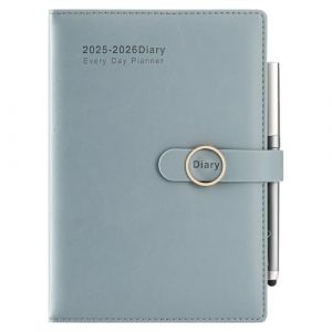 Mljtoyo Agenda académique 2025-2026, un jour par page, de juillet 2025 à juin 2026, planificateur journalier mensuel avec stylo, onglet latéral coloré, stylo, autocollants, 3 marque-pages (14,5 x 21,1 (Creative Life EU Store, neuf)