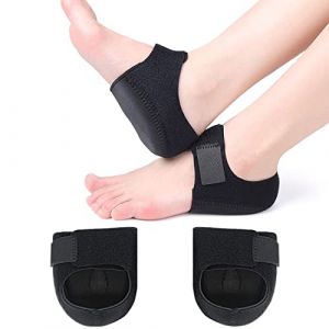 PLABBDPL 1 paire talonnette epine calcaneenne - protege talon chaussures - protège talon silicone - semelle epine calcaneenne - pour homme et femme - protection anti douleur du talon (Newbilty OU, neuf)