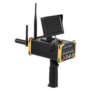 Détecteur de métaux avec écran LCD, portée de 990 m et profondeur de 16 m, rechargeable, détecteur de haute précision pour archéologie, chasse au trésor, sécurité, étanchéité IP67 (Valuone, neuf)