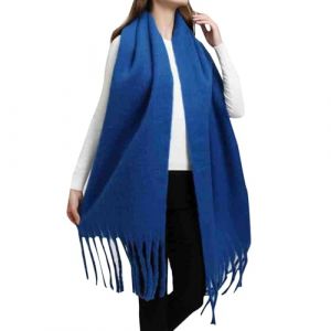 Cocila Popular Thickened Warm Scarf With Tassel Shawl For Women &Eacute;charpe Ch&acirc;le D'Hiver Grosse Echarpe Longue Femme Blanche All&eacute;e Du Foulard Rouge Blanc Bleu Rose Noire Chaude Noel Hiver Fushia (SUSUWang1300, neuf)