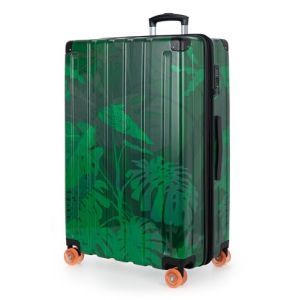 Hauptstadtkoffer Q-Damm &ndash; Grande Valise Extensible 4 Roues, 78 cm / 133 L, Bagage Enregistrement Rigide Polycarbonate/ABS, Serrure TSA, Design Floral (Sagenta GmbH, neuf)