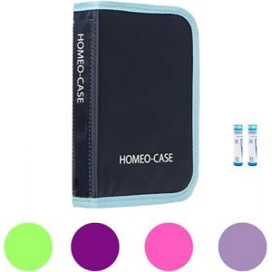 Homeo Case | Rangement Homeopathie avec 40 Espaces pour Boiron Tubes 4 Grammes | Trousse pour Homeopathie | Tubes Non Inclus | Couleur Bleu (KINEPHARMA S.L., neuf)