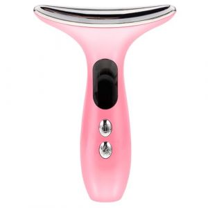 VICASKY Appareil Pour Visage Soin Du Cou &agrave; Microcourants Outil De Beaut&eacute; Pour &Eacute;liminer Les Rides Du Cou Appareil Anti-rides Portable (Micanties, neuf)