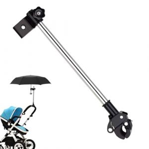 Siuwddee Porte-Parapluie pour Poussette - Support Rapide à Détachement Instantané,Fixation Universelle Simple pour Vélo et Poussette Adultes Publics (siuwad, neuf)