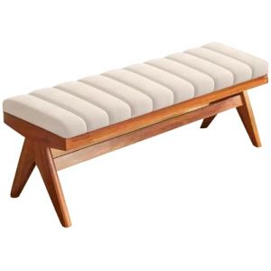 Coussin de Banc sur Mesure Exterieur Interieur Dehoussable Coussin de Banquette 120x40 100 x 35 80x40 150x40 pour Salon ou Balan&ccedil;oire de Jardin, Balcon, Terrasse et Palette(Light Khaki,100x30cm x5cm T (JANNE TORRY, neuf)