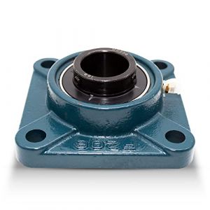 DOJA Barcelona | Bride Fonte UCF 206 | PACK 4 | Roulement à Bride Carrée | Alésage 30mm | Roulement a Bille en Acier | Palier pour Compenser le Désalignement, Applications Industrielles et Générales. (DOJA Barcelona, neuf)