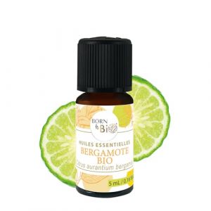 BORN TO BIO Huile Essentielle de Bergamote Bio - 100% Pure & Naturelle - Calmante et Positivante - Favorise la D&eacute;tente et Am&eacute;liore l'Humeur - Utilis&eacute;e en Aromath&eacute;rapie - 5ml (Born To BIO, neuf)