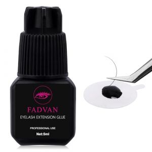 FADVAN Colle Extension de Cils, Adhésif Collant Hypoallergénique à Séchage Rapide Instantané, Adhésif de Greffe de Faux Cils Colle Lashes Glue 5ML (FADVAN Beauty, neuf)