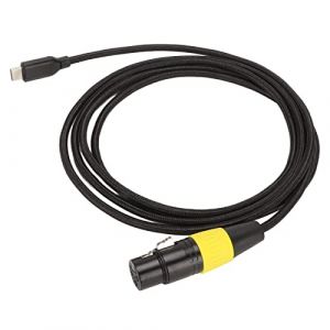 C&acirc;ble XLR vers USB C, C&acirc;ble de Microphone USB C USB Type C M&acirc;le vers XLR Femelle Cordon de Convertisseur de Micro Compatible pour PC Portable Smartphone Tablette (2m) (Goshyda, neuf)