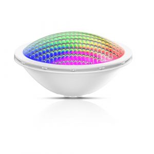 LyLmLe Lampe Piscine LED PAR56, 20W Projecteur Spot Piscine Encastrable RGB Dimmable Multicolore Changement, Lumière LED Submersible IP68 Etanche, Interrupteur On/Off, 12V AC (Raypole International, neuf)