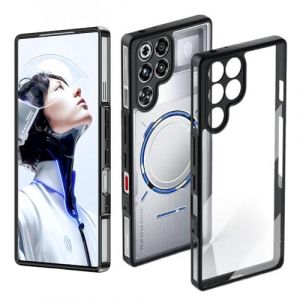 Guizzcg Coque de protection pour ZTE Nubia Red Magic 11 Pro/11 Pro+ - En silicone transparent r&eacute;sistant aux chocs - En silicone TPU souple - Transparent (Guizzcg-fr, neuf)