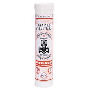 GRAISSE BELLEVILLE Etiquette Rouge Cartouche de graisse graphitée 400g (SARL SEP GRAISSE BELLEVILLE, neuf)