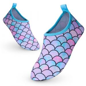 YloveM Chaussures Aquatiques pour Enfant Filles Gar&ccedil;ons S&eacute;chage Rapide Chaussures de Plage pour Enfants Antid&eacute;rapantes Piscine Surf Jardin Piscine de Plage (GTEU-Direct, neuf)