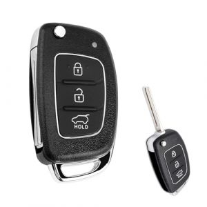 Coque Clé Compatible Hyundai i10 i20 i30 i40 ix20 ix30 ix25 ix35 ix45 ix55, Coque Clé Voiture, Telecommande Coque Clef, Boîtier Remplacement pour Clés Voiture Coque Hyundai (xinzhengshiqiluomaoyiyouxiangongsi, neuf)