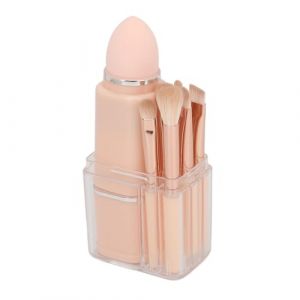 Yinhing Ensemble de Pinceaux de Maquillage 8 en 1 avec Conception Rétractable, Construction Souple Portable, Poignée Ergonomique pour une Application Cosmétique élégante et des Retouches sans Effort (Antilog, neuf)