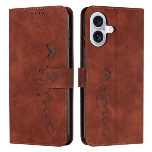 EATCYE Coque pour iphone 16 Plus (6,7 Pouces), &Eacute;tui Housse en Cuir PU iphone 16 Plus (6,7 Pouces), Magnetique Flip [Pochette de Portefeuille] Etui de Protection(#Marron) (EATCYE EU Direct Store, neuf)