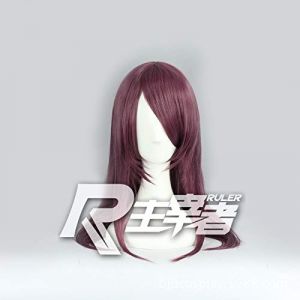 Tokyo Ghoul Guru Kamishiro Rize Longue Violet Droite Résistant À La Chaleur Synthétique Cheveux Cosplay Fête D'halloween + Bonnet De Perruque Gratuit (good stuff A, neuf)