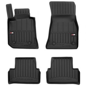MOTOS Tapis de sol caoutchouc pour BMW Serie 4 Gran Coupe G26 depuis 2021 Améliorez Votre Confort de Voyage avec Le tapis noir antidérapant Auto 3D- tapis voiture Tous Temps pour Voiture, Protection C (MOTOS EU, neuf)