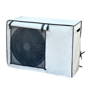 YLLSMGS Housse Pompe a Chaleur Piscine, Bache Pompe a Chaleur Piscine Tissu Oxford 600D pour Unit&eacute; Ext&eacute;rieure avec Maille(96 * 40 * 70cm/38 * 16 * 28in) (YLLSMGS, neuf)