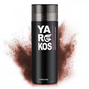 Yargkos Fibres Capillaires pour Cheveux Fins, Poudre Épaississante Instantanée (28g), Femmes & Hommes – Châtain Roux (YarGkos Beauty, neuf)