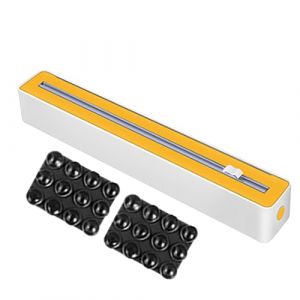 Weqizuerqi Distributeur Papier Aluminium Et Film avec Coupeur Int&eacute;gr&eacute; 36x5x5.6cm Distributeur Aluminium Et Film Alimentaire Distributeurs d'emballage Papier d'emballage Coupe Pellicule Alimentaire (weiqio, neuf)