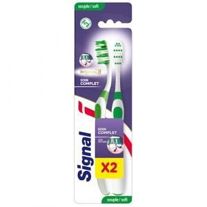 Signal - Pack de 2 Brosses à Dents Integral 8 Soin Complet Souple (Cosmé'Chic, neuf)