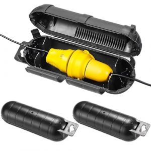 3PCS Boîte Électrique Étanche, Boîtier Électrique Extérieur IP44 Pour Protéger Multiprises Et Prises Contre La Pluie, La Neige, Le Sable Et La Poussière (SIA Dzenitis, neuf)