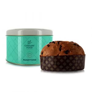 Cipriani Panettone, G&acirc;teau de No&euml;l Traditionnel sans Fruits Confits, en Bo&icirc;te M&eacute;tal, 1 Kg (Quality Food Away SL, neuf)