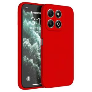 HAFFAN Coque en Silicone TPU Compatible avec Honor 200 Smart/Honor X7C (6.8"), Housse Etui de Protection pour T&eacute;l&eacute;phone Portable - Rouge de Chine (haffan, neuf)