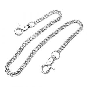 THXFUNAREA Cha&icirc;ne de Portefeuille Gothique 55cm pour Homme, Cha&icirc;ne Pantalon Punk en M&eacute;tal, Style Hip Hop pour Jeans, Sac &agrave; Main, Accessoire Mode pour Homme et Femme (BYSMDXZDZH, neuf)