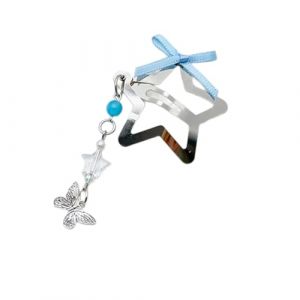 Pince &agrave; cheveux en forme d'&eacute;toile et de papillon - Accessoire de mode - Multifonctionnel - Breloque &eacute;toile (XCengzy, neuf)