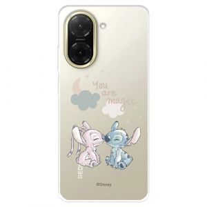 Coque pour Xiaomi Redmi A5 officielle Disney Lilo & Stitch Amour Magique pour protéger votre téléphone portable Coque en silicone transparent souple sous licence officielle Lilo & Stitch (La Casa de Las Carcasas, neuf)