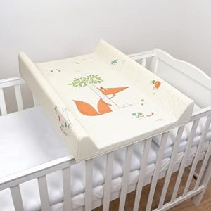 Matelas &agrave; Langer &agrave; Base Rigide pour B&eacute;b&eacute; 80x50 cm - Renard (Baby Comfort Ltd, neuf)