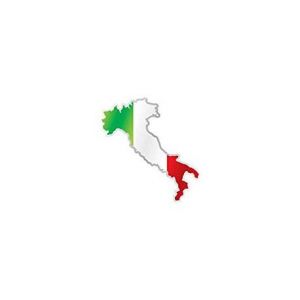 Autocollant sticker drapeau italie italien carte moto voiture adhesif (JLC-Sticker, neuf)
