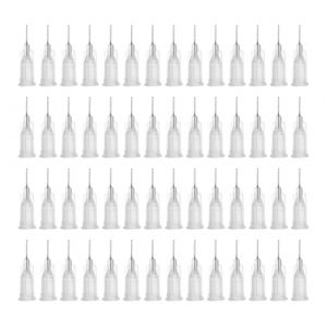 QUARKZMAN Aiguille industrielle &agrave; bout rond 27G 1/4 pouce de longueur avec connecteur &agrave; vis de verrouillage Luer, Aiguille distribution pour pistolet &agrave; colle liquide, 100 pi&egrave;ces(Transparent) (QUARKZMAN, neuf)