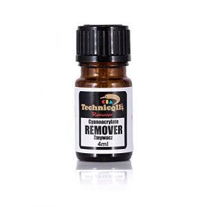 Dissolvant 4ml détachant nettoyant de colles cyanoacrylates super glue métal bois verre plastique textile (Otrexo, neuf)
