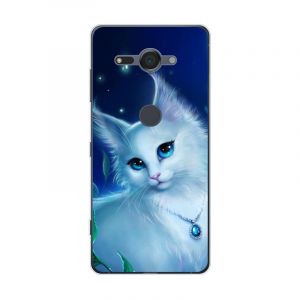 KARTXITAI Coque Compatible avec Sony Xperia XZ2 Compact,Housse Étui de Protection en Ultra Transparente Silicone en Gel TPU Souple Case Cover Shock-Absorption-Cat,Kitty, Pussy (KARTXITAI, neuf)