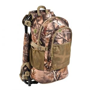 STEIGER ProHunt Sac &agrave; dos de chasse et de p&ecirc;che avec si&egrave;ge int&eacute;gr&eacute; Camouflage ou olive, Camouflage Forest (4adventures, neuf)