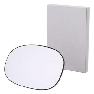 Glace de R&eacute;troviseur Ext&eacute;rieure avec support pour c&ocirc;t&eacute; conducteur (AVANT GAUCHE) compatible pour C2 C3 Xsara Picasso 1007 206 et 206+ OEM 8151QQ 6401283 8151GA (Autocraft France, neuf)