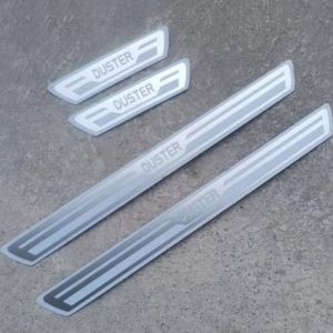 4 Pi&egrave;ces Acier Inoxydable Voiture Seuil de Porte pour Dacia Duster III 2020-2025, Autocollants Protection Seuil Porte de Voiture Style de Seuil de Voiture,C (GHBGYJURF, neuf)