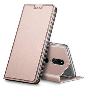 Verco Etui pour Sony Xperia XZ3, Coque Pochette Portefeuille pour Housse Xperia XZ3 avec Magn&eacute;tique Fonction Wallet - Rose (ATS-Discounter, neuf)