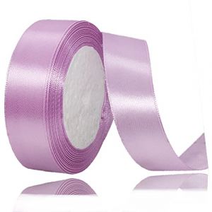 Ruban Satin Lavande 20mm, 23 m&egrave;tres Rubans de Tissu Couture Ruban Cadeau pour D&eacute;coration de Mariage, Emballage cadeau, Bouquet de fleurs, Artisanat DIY, D&eacute;coration g&acirc;teau d'anniversaire et No&euml;l (familyLOVHOME, neuf)