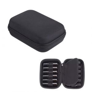 Wilsonzin Bo&icirc;te Huile Essentielle Bo&icirc;te de Transport des Huiles Essentielles &Eacute;tui de d'Huile Essentielle de Voyage &Eacute;tui &agrave; huiles essentielles pour Le Stockage &agrave; la Maison et Les Voyages,Noir (Wilsonzin, neuf)