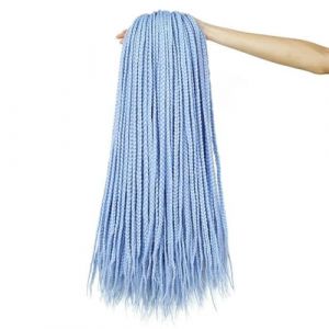 WBLSPA Box Crochet Hair Braids 24inch Extension de Cheveux synthétiques pour Tresses tressage Cheveux pré-étirés-P1B/613-24inch-CHINA-1Pcs/Lot (guangzhouliyeshangmaoyouxiangongsi 85244, neuf)