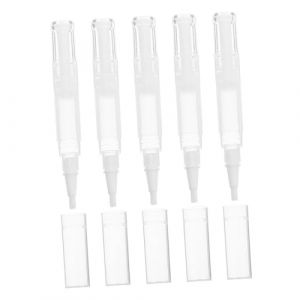 VICASKY 5 pi&egrave;ces Stylo Vide Transparent avec Pinceau pour Huile Cuticules et Gloss Stylo Rotatif Rechargeable pour Ongles et Maquillage Tube Cosm&eacute;tique Multifonctionnel (Covenant of Nauru, neuf)
