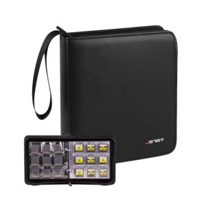 JSVER Étui Rigide pour Nintendo 3DS (90 Jeux), Étui de Transport pour New 3DS XL/2DS/DSi/SD/MicroSD - Noir (JsverDirect, neuf)