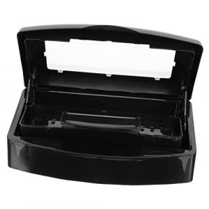 UKCOCO Bo&icirc;te De Salon De Manucure Noire Translucide Plateau &agrave; Outils De Manucure En Plastique L&eacute;ger Rangement Professionnel Pour Nail Art Et Soins Esth&eacute;tiques (Fruitscher, neuf)